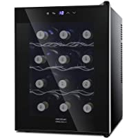Los mejores  - Cecotec Vinoteca Grand Sommelier 1200 CoolCrystal. 12 Botellas- Capacidad de 33L- Diseño Puerta FullCrystal- Acabado de…